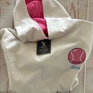 Baseballism Doubles and Bubbles Hoodie Size M